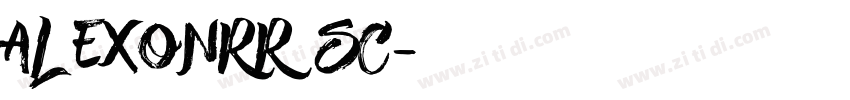 AlexonRR Sc字体转换